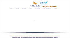 Desktop Screenshot of goldeneaglemoving.com